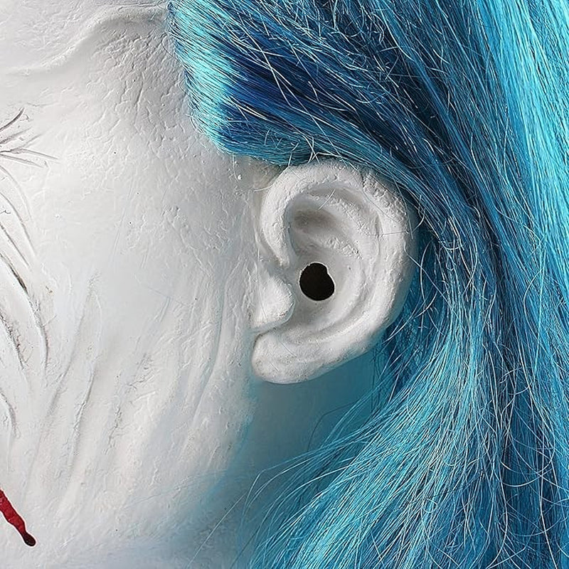 Scary Adult Clown Mask Masquerade Halloween Laughing Killer Joker Costume Prop