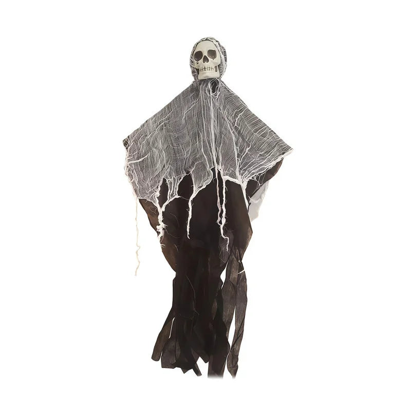 Poseable Pirate Skeleton Hanging Decorations - Life Size Halloween Décor 3 Pack