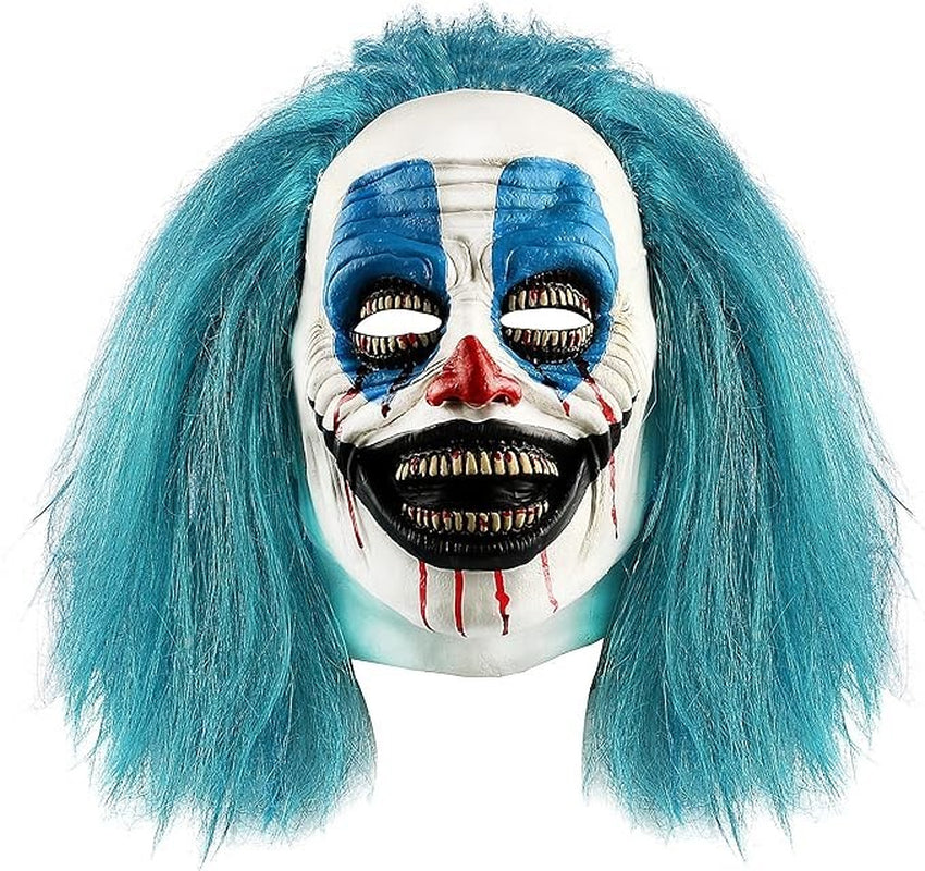 Scary Adult Clown Mask Masquerade Halloween Laughing Killer Joker Costume Prop