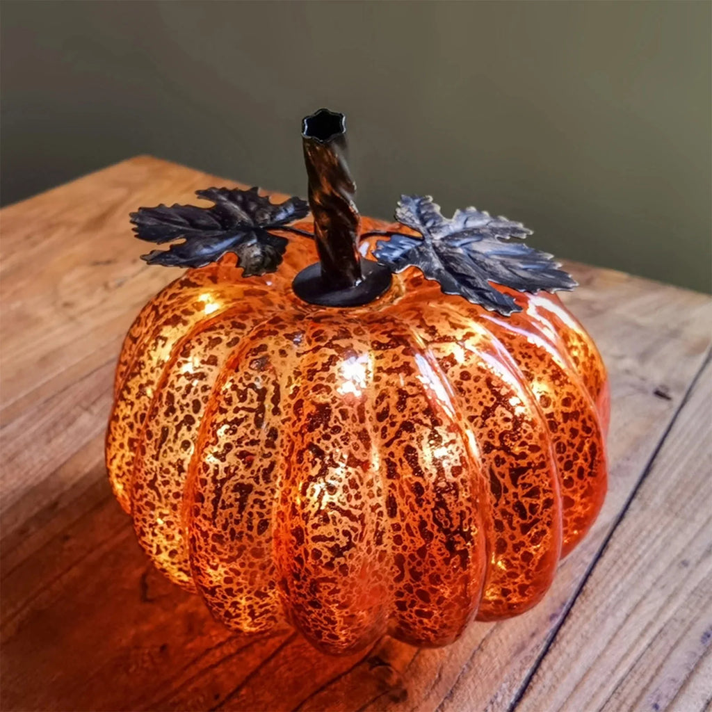 Plastic Jack O Lantern Pumpkins Halloween Light up Pumpkin Outdoor Indoor Battery Operated Lighted Pumpkin with Spooky Face Halloween Pumpkin Decorations Party Favor Gifts