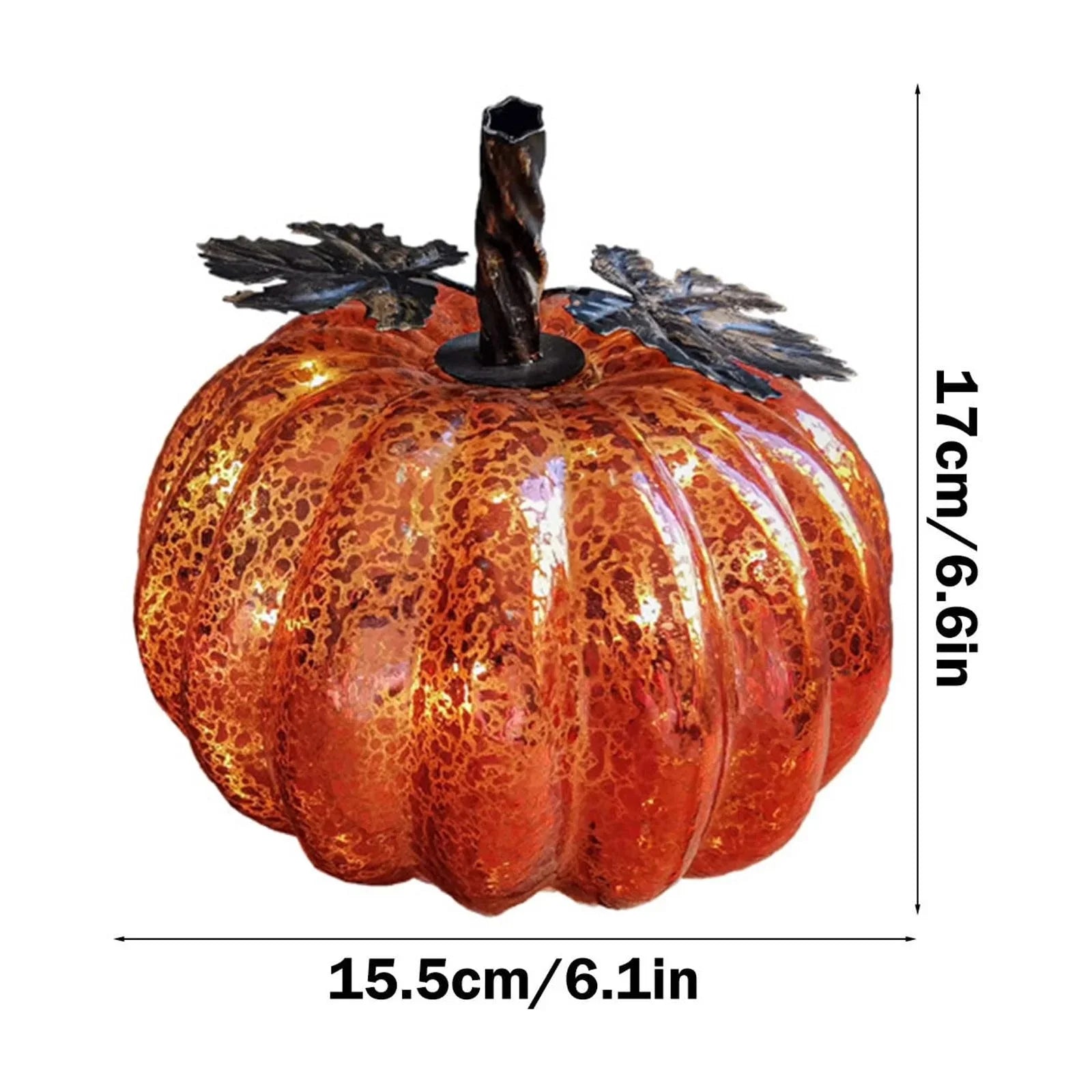 Plastic Jack O Lantern Pumpkins Halloween Light up Pumpkin Outdoor Indoor Battery Operated Lighted Pumpkin with Spooky Face Halloween Pumpkin Decorations Party Favor Gifts