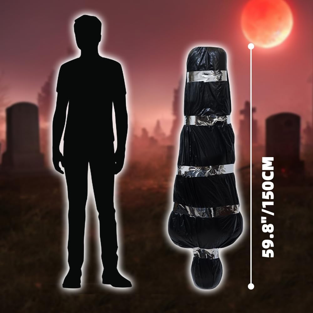 Scary Halloween Decorations Outdoor, Halloween Inflatables Yard Decorations Clea