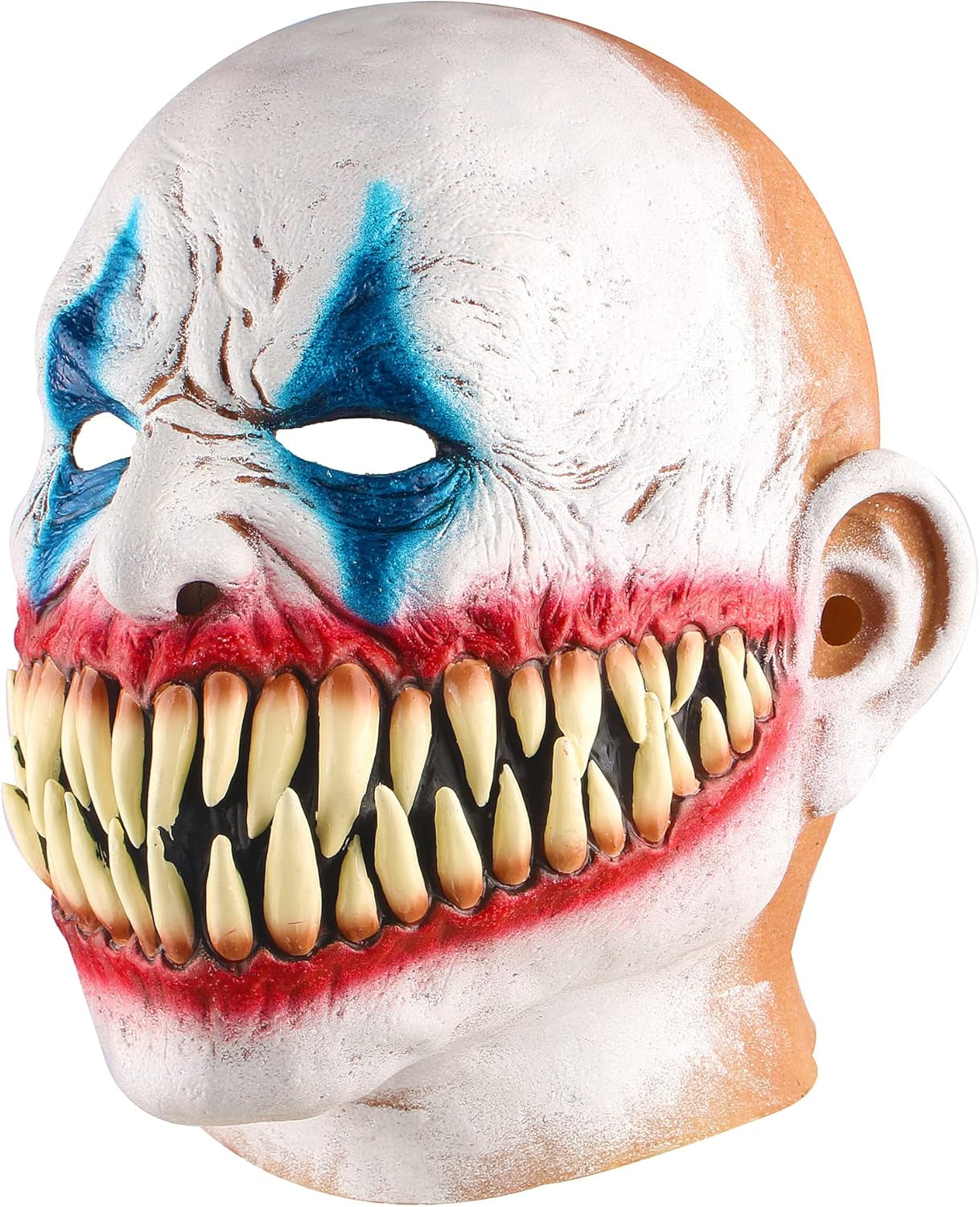 Masquerade Halloween Scary Clown Mask Evil Killer Joker Fang Mask Horror Cosplay