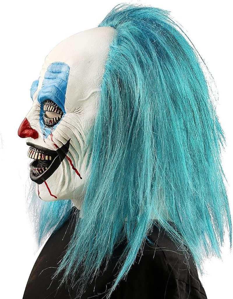 Scary Adult Clown Mask Masquerade Halloween Laughing Killer Joker Costume Prop