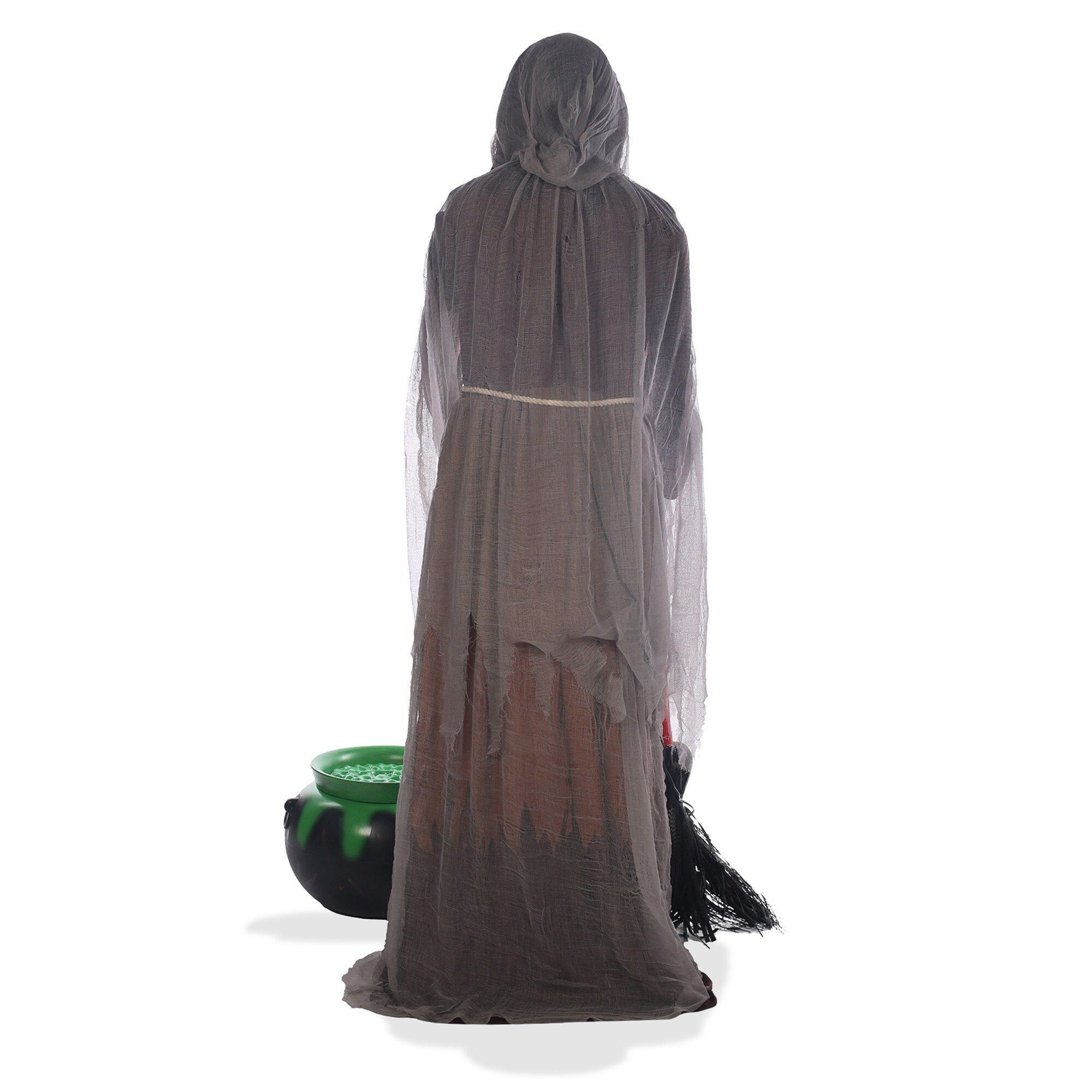 Halloween Animatronic Scary Witch Outdoor Decor Sound and Motion