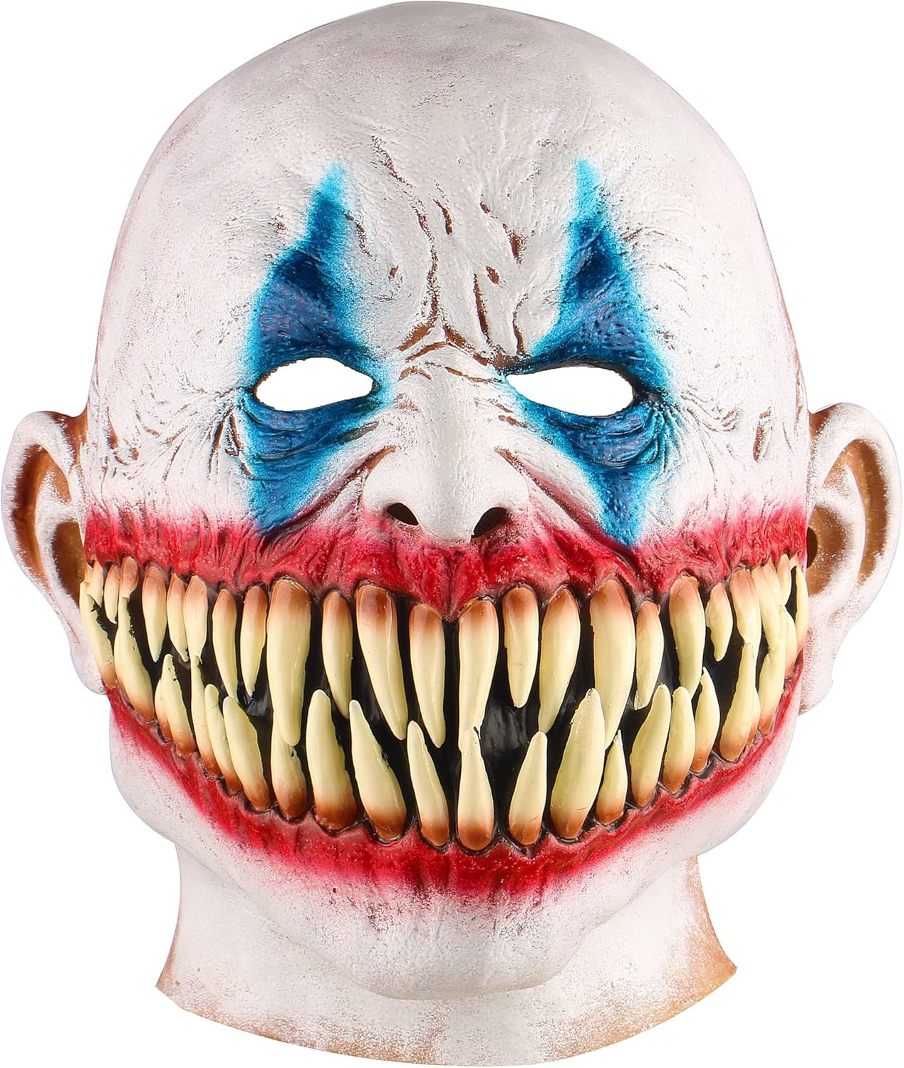 Masquerade Halloween Scary Clown Mask Evil Killer Joker Fang Mask Horror Cosplay