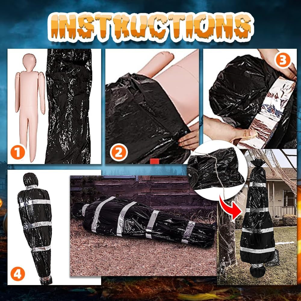 Scary Halloween Decorations Outdoor, Halloween Inflatables Yard Decorations Clea